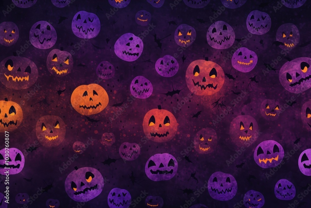Halloween Risograph printing paper texture clean background backgrounds anthropomorphic jack-o'-lantern. Halloween Risograph printing paper texture clean background backgrounds anthropomorphic jack-o'-lantern.