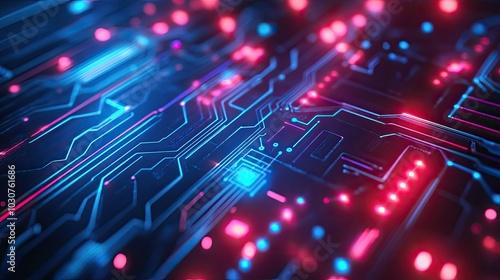 Glowing circuit board patterns and abstract data pathways representing the complexity of modern tech systems