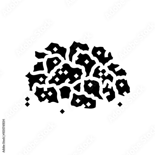guggul ayurvedic herb glyph icon vector. guggul ayurvedic herb sign. isolated symbol illustration