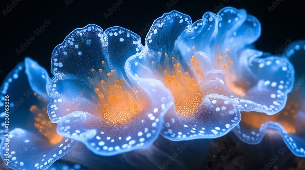 Glowing Underwater Flora Glowing Underwater Flora
