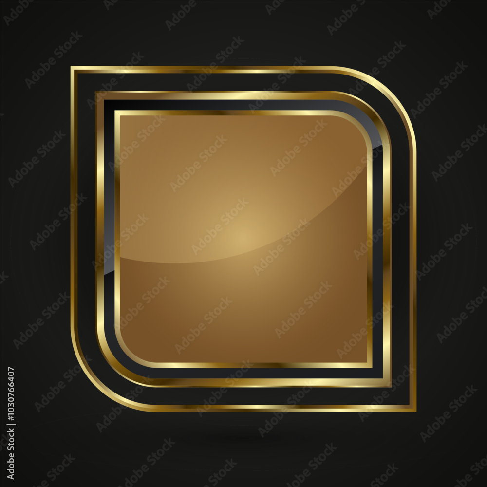 New modern of premium gold button design in Luxury and gold button with premium stoked vector web button design, a metallic button style sheen at the center vector. New modern of premium gold button design in Luxury and gold button with premium stoked vector web button design, a metallic button style sheen at the center vector.