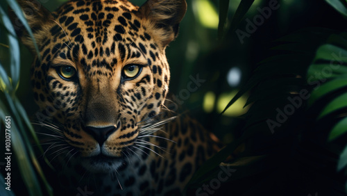 Wildlife leopard animal mammal.