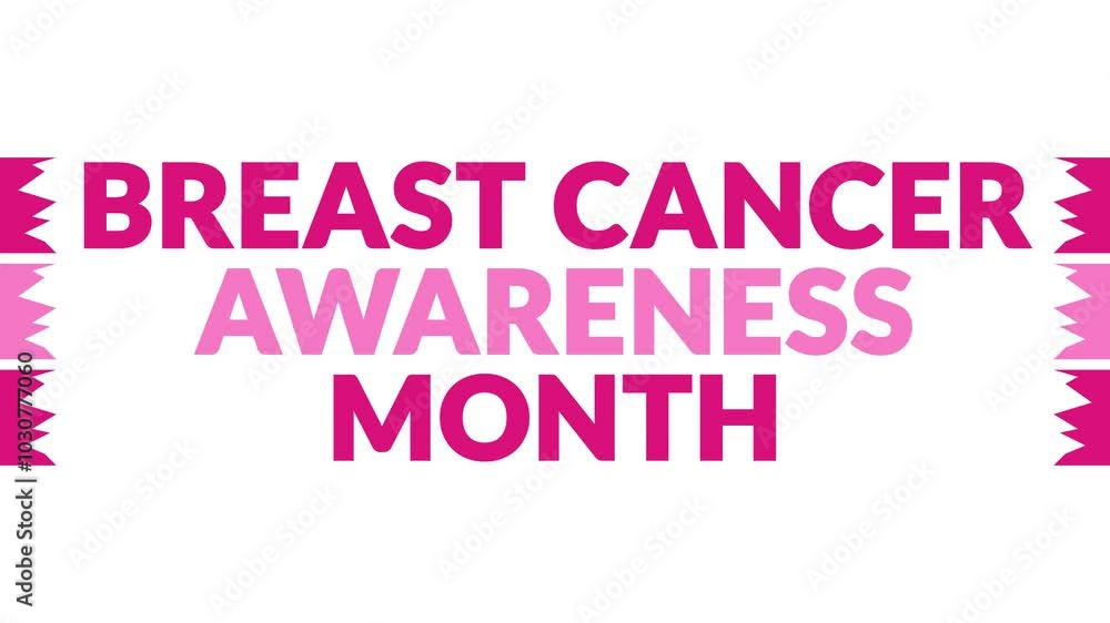 Breast Cancer Awareness Month In and Out text from split line animation on White background. Which is observed every year in October to celebrate and wish Breast Cancer Awareness Month. Breast Cancer Awareness Month In and Out text from split line animation on White background. Which is observed every year in October to celebrate and wish Breast Cancer Awareness Month.