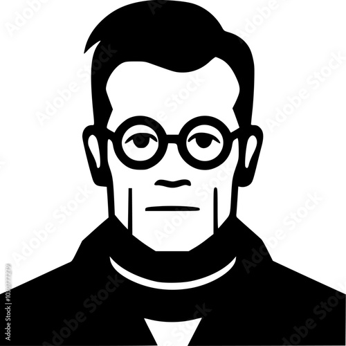 Papa | Minimalist and Simple Silhouette - Vector illustration