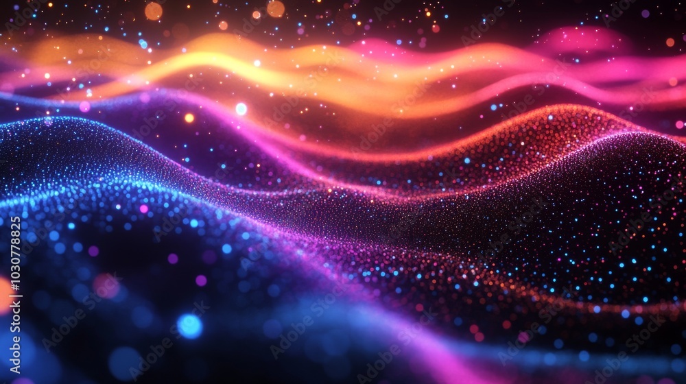 Abstract Colorful Light Waves Abstract Colorful Light Waves