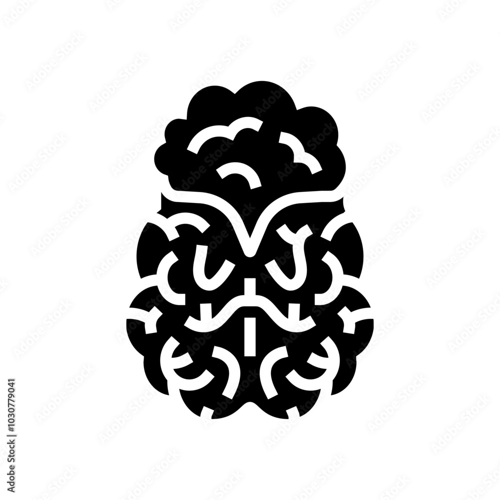 thought bubble brainstorm glyph icon vector. thought bubble brainstorm sign. isolated symbol illustration thought bubble brainstorm glyph icon vector. thought bubble brainstorm sign. isolated symbol illustration