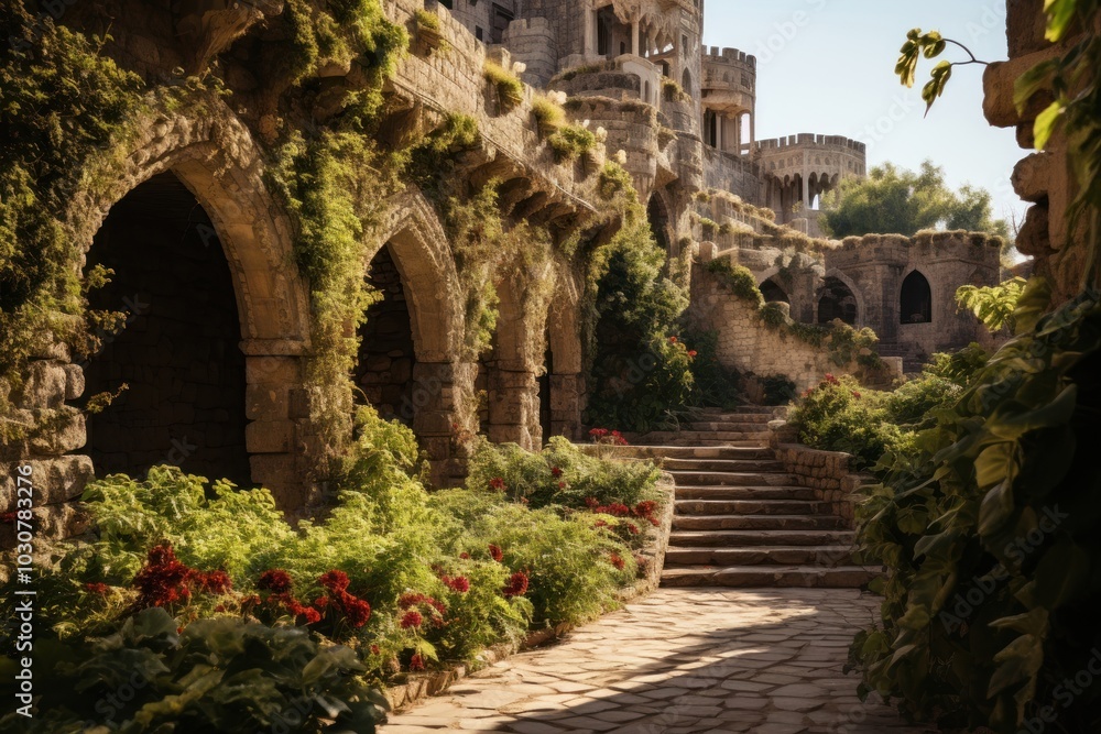 Obraz premium Architecture building outdoors castle.