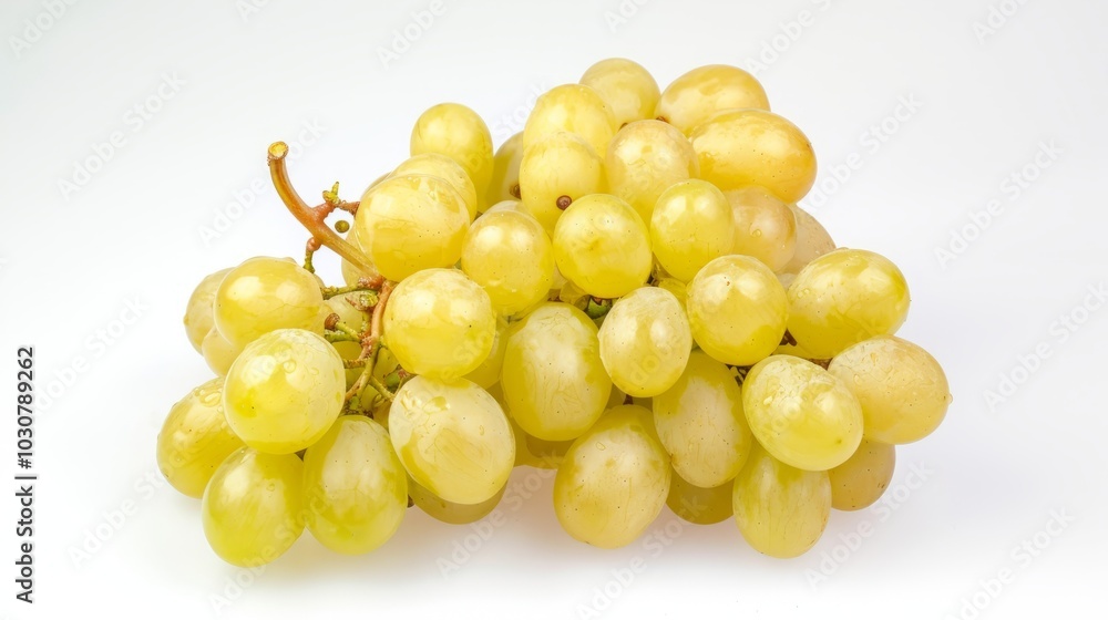The Luscious Allure of Shine-Muscat Grapes: A Captivating Display of Japanese Perfection on a Pure W The Luscious Allure of Shine-Muscat Grapes: A Captivating Display of Japanese Perfection on a Pure W