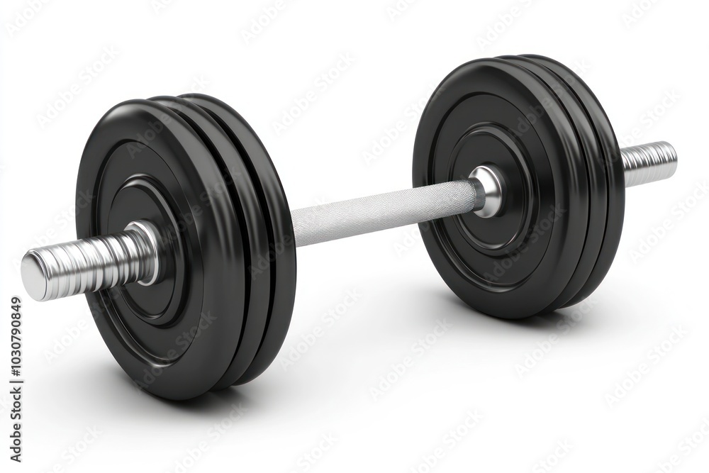 Naklejka premium Barbell exercise fitness sports.