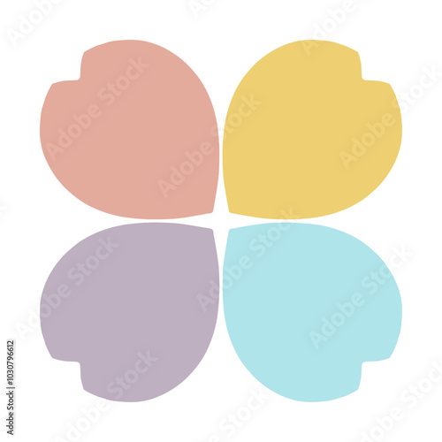 Floral Diagram 4 Petals