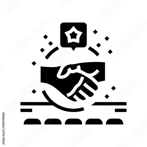 team building activities glyph icon vector. team building activities sign. isolated symbol illustration