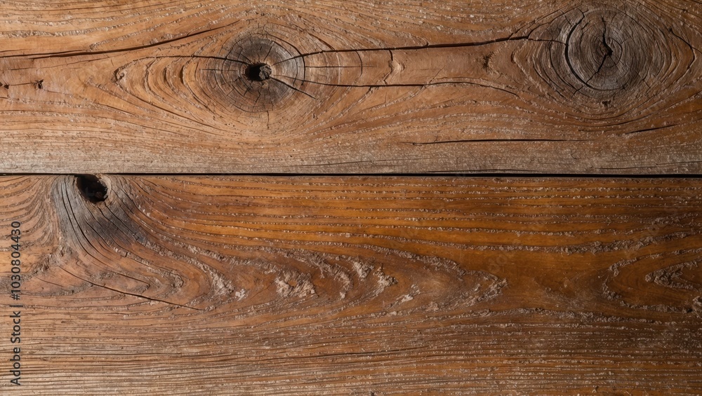 Fototapeta premium A rich, dark wooden surface finished with glossy varnish, showcasing a stunning shine and highlighting the intricate grain patterns