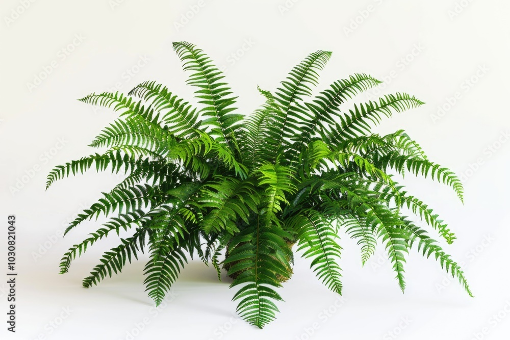 Potted Fern Plant on White Surface Potted Fern Plant on White Surface