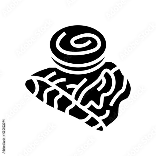 helminth meat parasite glyph icon vector. helminth meat parasite sign. isolated symbol illustration