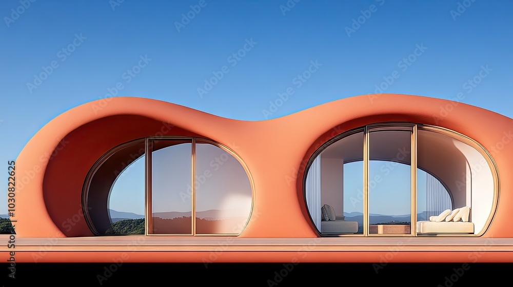 Stunning mud brick house with arched wooden doors nestled in Alula Desert, showcasing innovative design and natural harmony Stunning mud brick house with arched wooden doors nestled in Alula Desert, showcasing innovative design and natural harmony