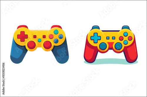 Video Game Controller Vector. gaming controller clipart. Game Controller Illustration.