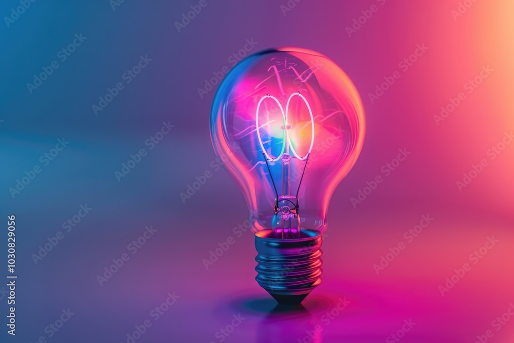 Heart-shaped light bulb Heart-shaped light bulb