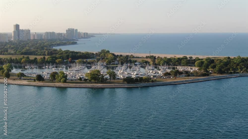 Montrose Harbor Marina, Chicago Montrose Harbor Marina, Chicago