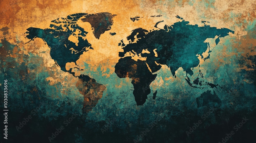 world map abstract background world map abstract background