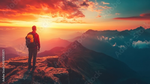 Mountain travel hike people adventure man summer journey tourism group sunset trekking. Hike travel woman mountain walk active backpack nature together sport young trail outdoor tourist hiker person