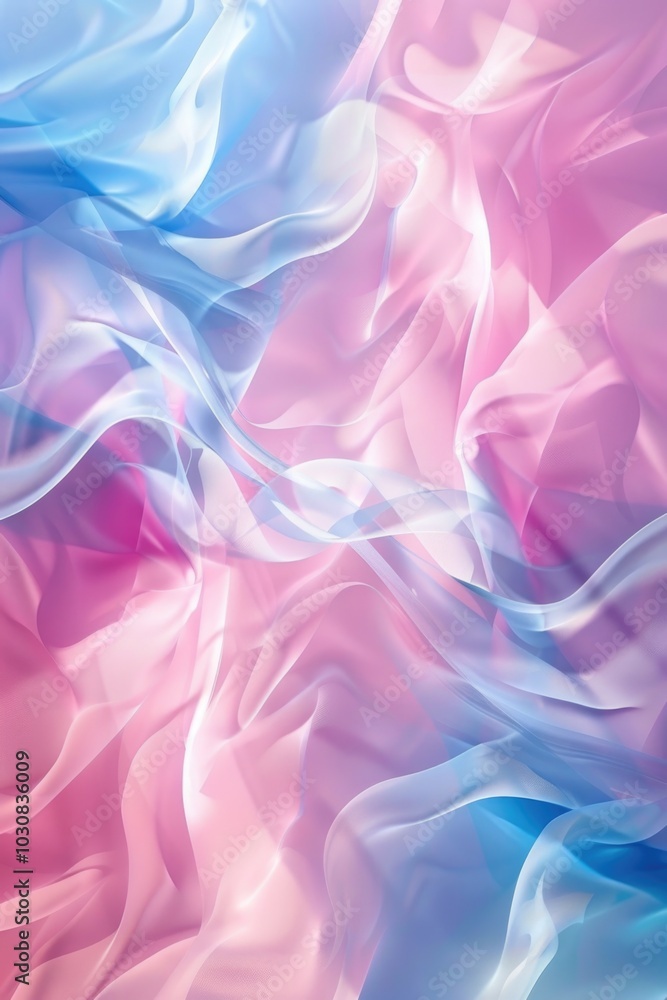 Obraz premium Pink and Blue Fabric Close Up