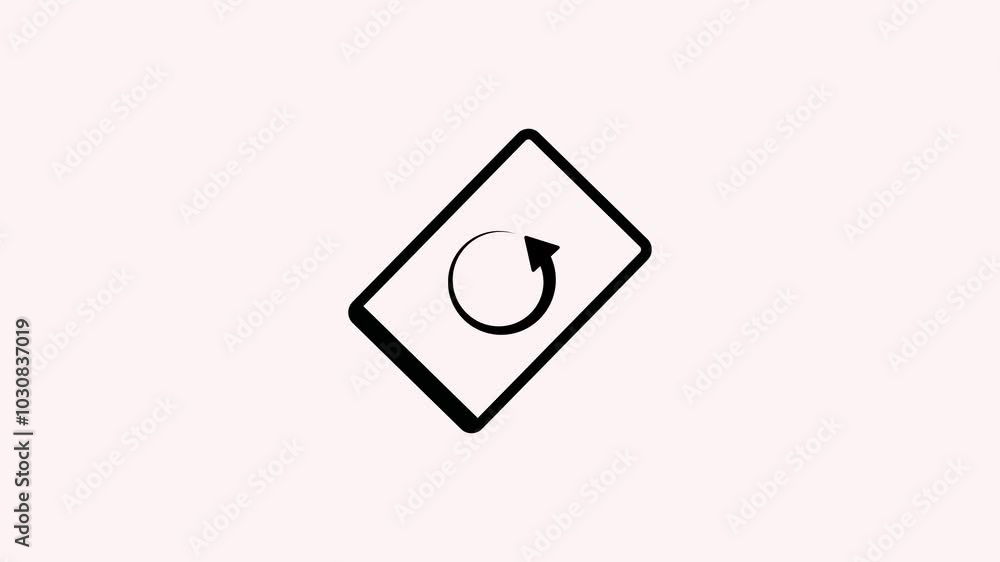 Rotate Your Phone Animation video element, you can add a professional ...