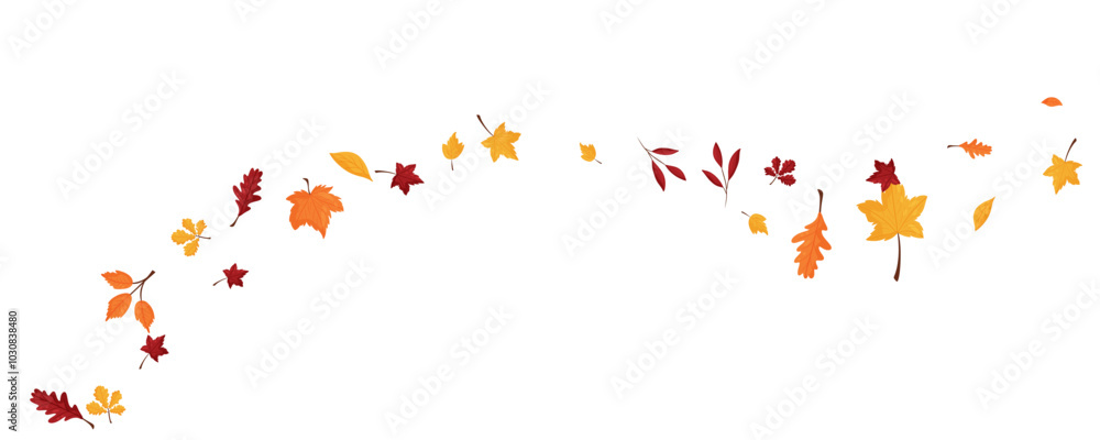 custom made wallpaper toronto digitalWave of falling leaves. Leaf fall. Autumn falling leaves on a transparent background.