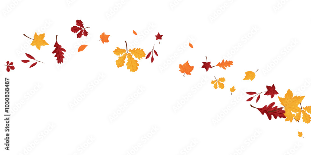 Wave of falling leaves. Leaf fall. Autumn falling leaves on a transparent background. Wave of falling leaves. Leaf fall. Autumn falling leaves on a transparent background.