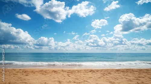 Coastline from sandy beach