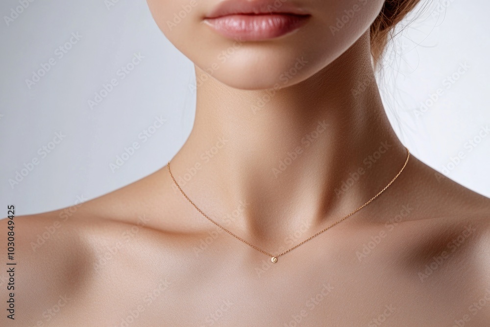 Woman with necklace Woman with necklace