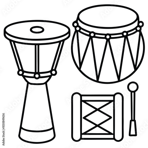 Drums Classic Percussion Instrument
