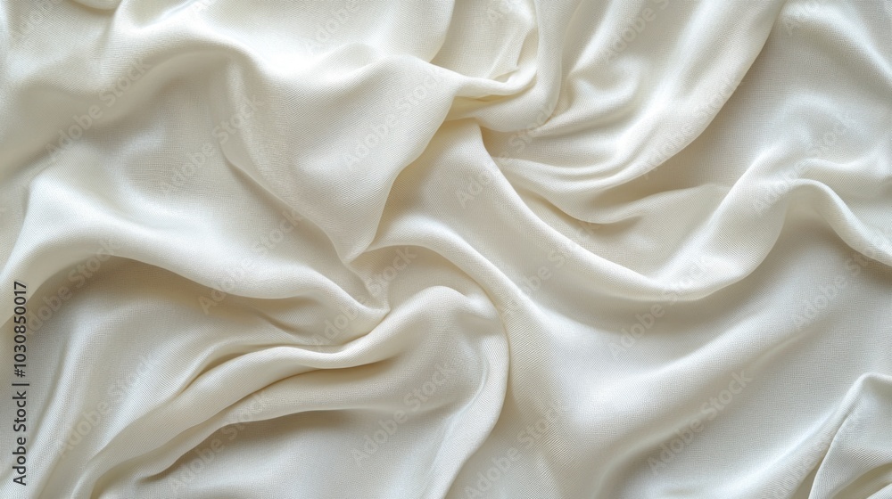 Obraz premium Close-up white fabric texture