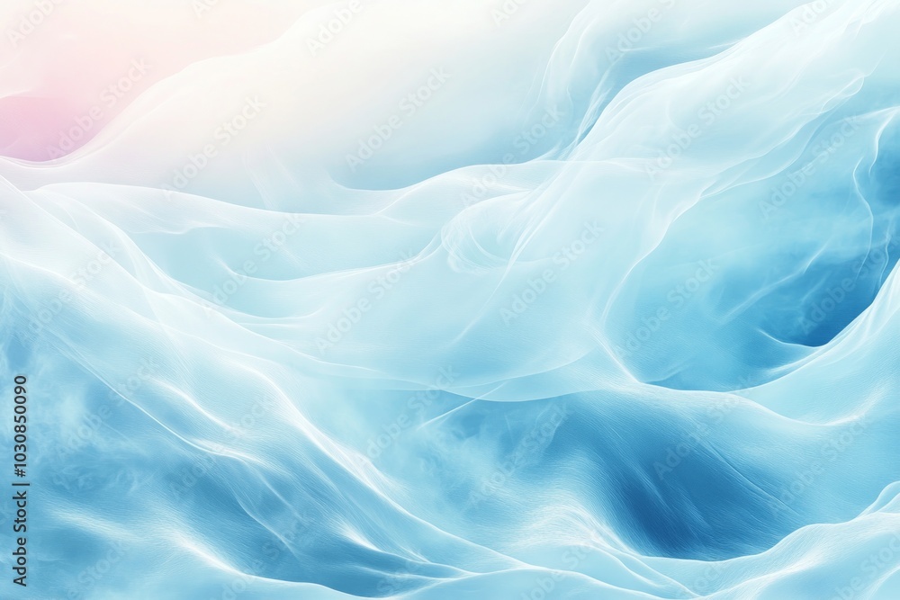 a background of large waves and a few soft ones in gradient blur of colors and pearly texture of light blue tones mixing with white tones a background of large waves and a few soft ones in gradient blur of colors and pearly texture of light blue tones mixing with white tones