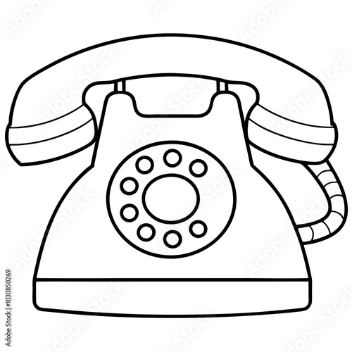 Phone icon. Mobile call phone icon. Contact call phone icon. Contact Us. Contact Us icon. Old phone icon. Vector illustration