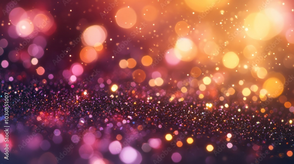 Glittering gradient background. with hologram effect and magic lights. Holographic. abstract fantasy. backdrop. with fairy sparkles, gold stars and festive. blurs. . Glittering gradient background. with hologram effect and magic lights. Holographic. abstract fantasy. backdrop. with fairy sparkles, gold stars and festive. blurs. .