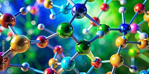 Chloroform (CHCl3) Molecular Structure Diagram for Chemistry Studies and Educational Purposes in Organic Chemistry