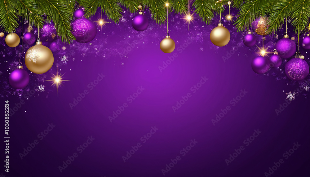 Purple Christmas Background – Elegant and Festive Holiday Design Purple Christmas Background – Elegant and Festive Holiday Design