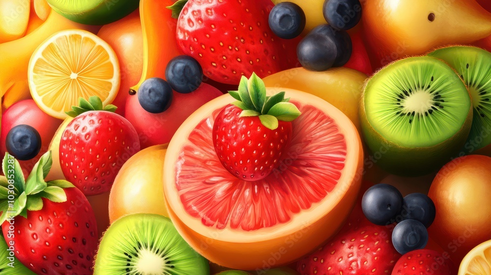 Healthy food background Healthy food background