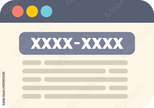 Website displaying adult content warning sign, concept for internet censorship or parental control