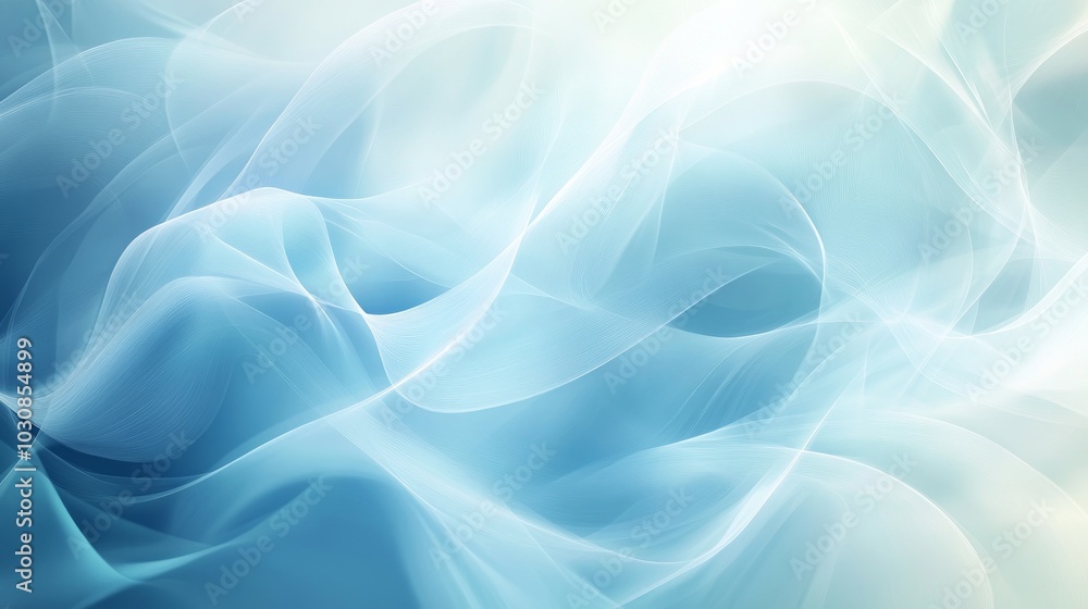 Simple and soft background, primarily in light blue and white tones, featuring subtle flow and gradient colors, with gentle lines and overlapping light effects Simple and soft background, primarily in light blue and white tones, featuring subtle flow and gradient colors, with gentle lines and overlapping light effects