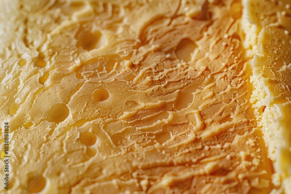 Close-up of melted cheese Close-up of melted cheese