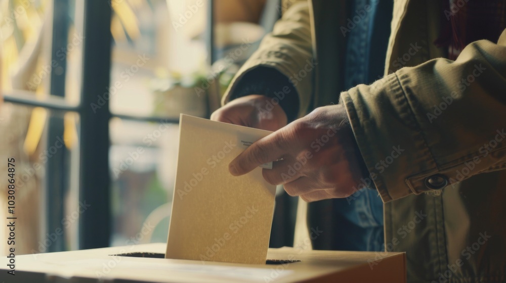 Fototapeta premium Voting: A Powerful Act of Democracy