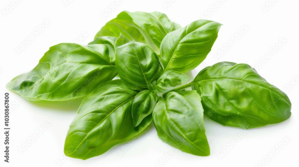 Fresh Basil Leaves - Culinary Herb for Italian Cuisine Fresh Basil Leaves - Culinary Herb for Italian Cuisine