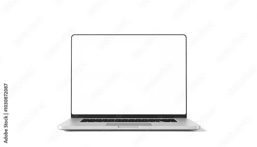 Laptop cover mockup digital device isolated with white highlights, png Laptop cover mockup digital device isolated with white highlights, png
