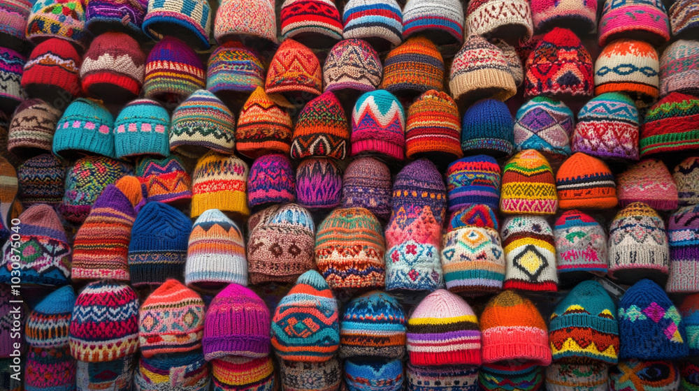 Colorful Knitted Winter Hats Warm Beanie Collection Fashion Accessories Colorful Knitted Winter Hats Warm Beanie Collection Fashion Accessories
