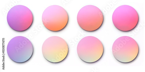 Pastel Gradient Circles - Soft, Gentle, and Feminine Backgrounds