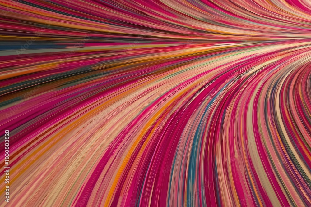 Abstract Background with Curved Colorful Lines Abstract Background with Curved Colorful Lines