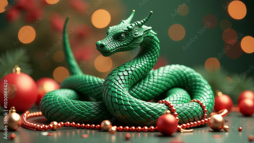 2025 is the symbol of the Chinese New Year green snake. Lunar New Year Celebrations