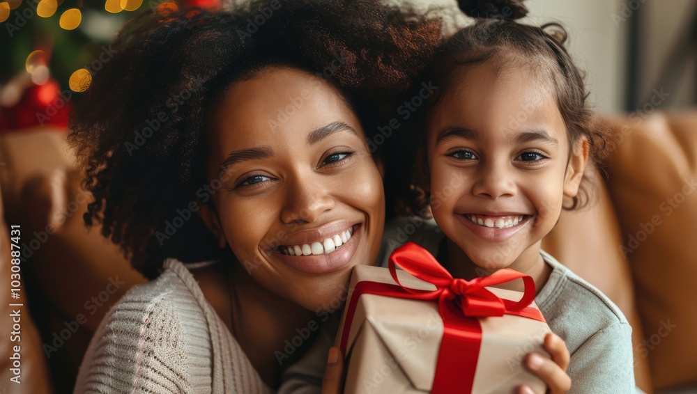 Joyful embrace, mother and daughter sharing a heartfelt moment on a cozy sofa, warmth and love radiating in their smiles. Joyful embrace, mother and daughter sharing a heartfelt moment on a cozy sofa, warmth and love radiating in their smiles.