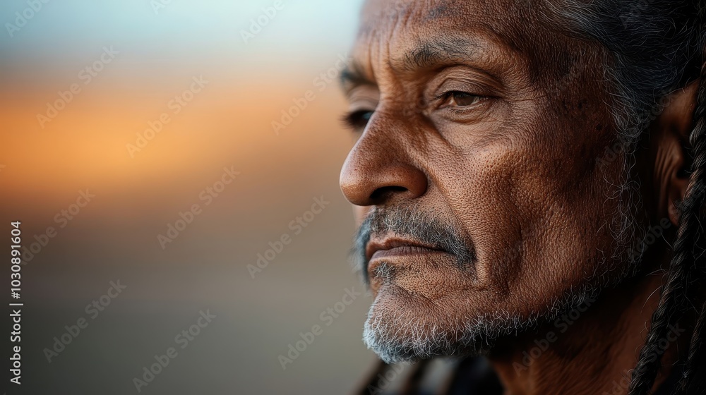 The profile of an elderly man reveals a deep, contemplative expression as he gazes into the distance, capturing emotion, reflection, and the essence of wisdom. The profile of an elderly man reveals a deep, contemplative expression as he gazes into the distance, capturing emotion, reflection, and the essence of wisdom.